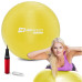 Фитбол  Hop-Sport 55cm HS-R055YB yellow + насос - фото №5